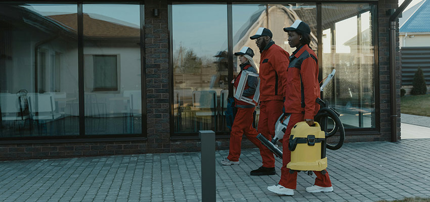 Nettoyage après chantier